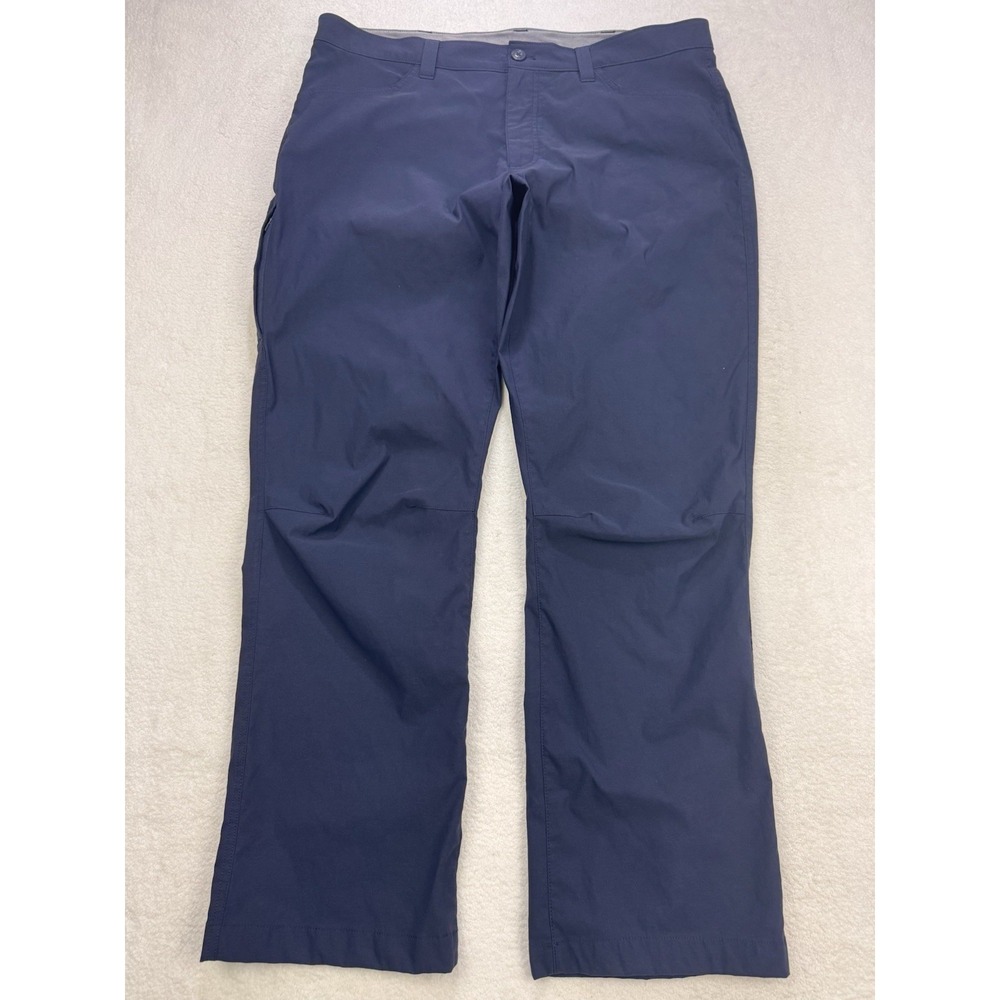 Eddie Bauer Tech Pants Men Blue 34X32 Hiking Nylon Gorpcore